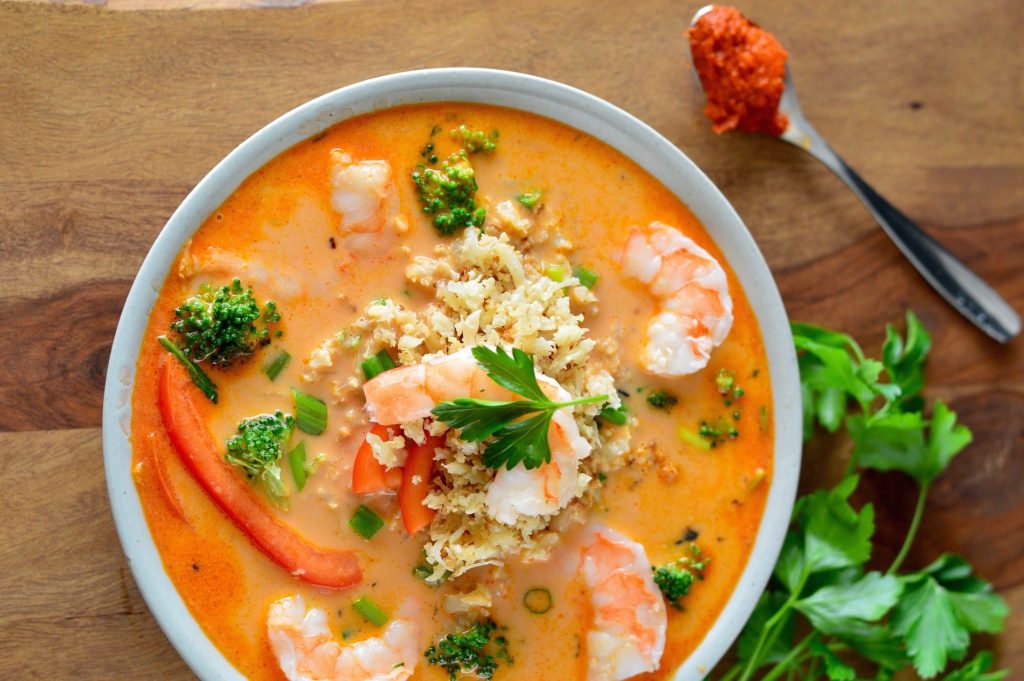 Spicy Thai Seafood Soup