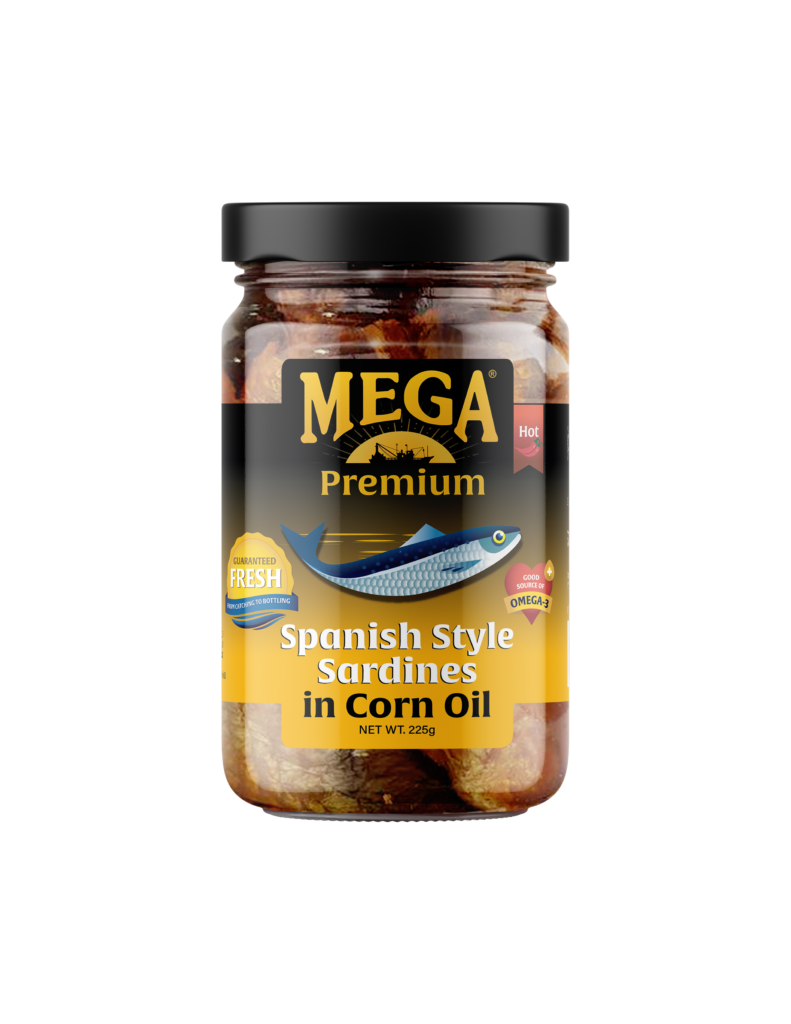 Mega Creations Premium Spanish Sardines in Corn Oil Mega Prime Foods Inc.
