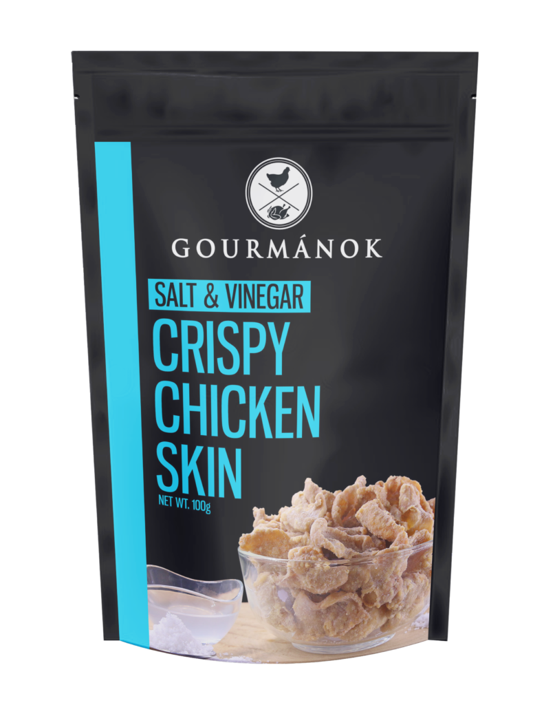 Gourmanok Salt & Vinegar Crispy Chicken Skin Mega Prime Foods Inc.