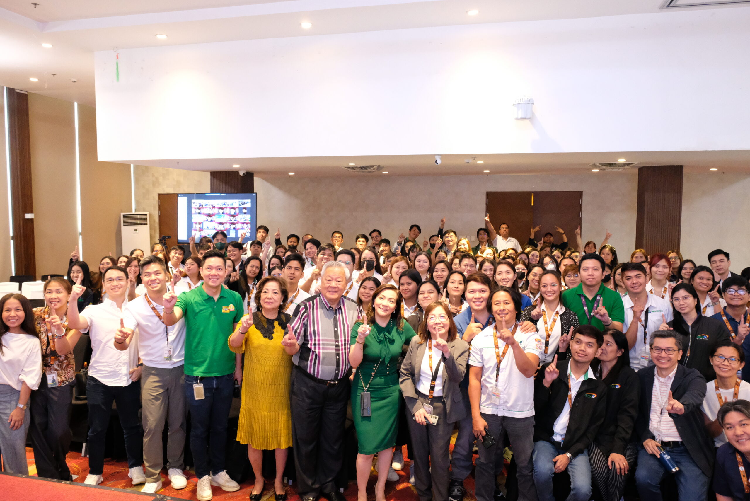 Mega Employees at its headquarters in Quezon City
